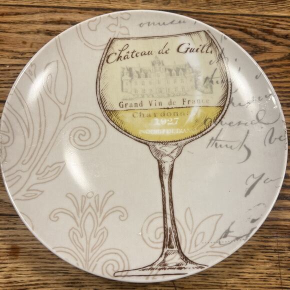 Set of 6 Designs ~ 11 Prima "FRENCH WINE" 8.5” Salad / Dinner Plates GORGEOUS! - Picture 10 of 14